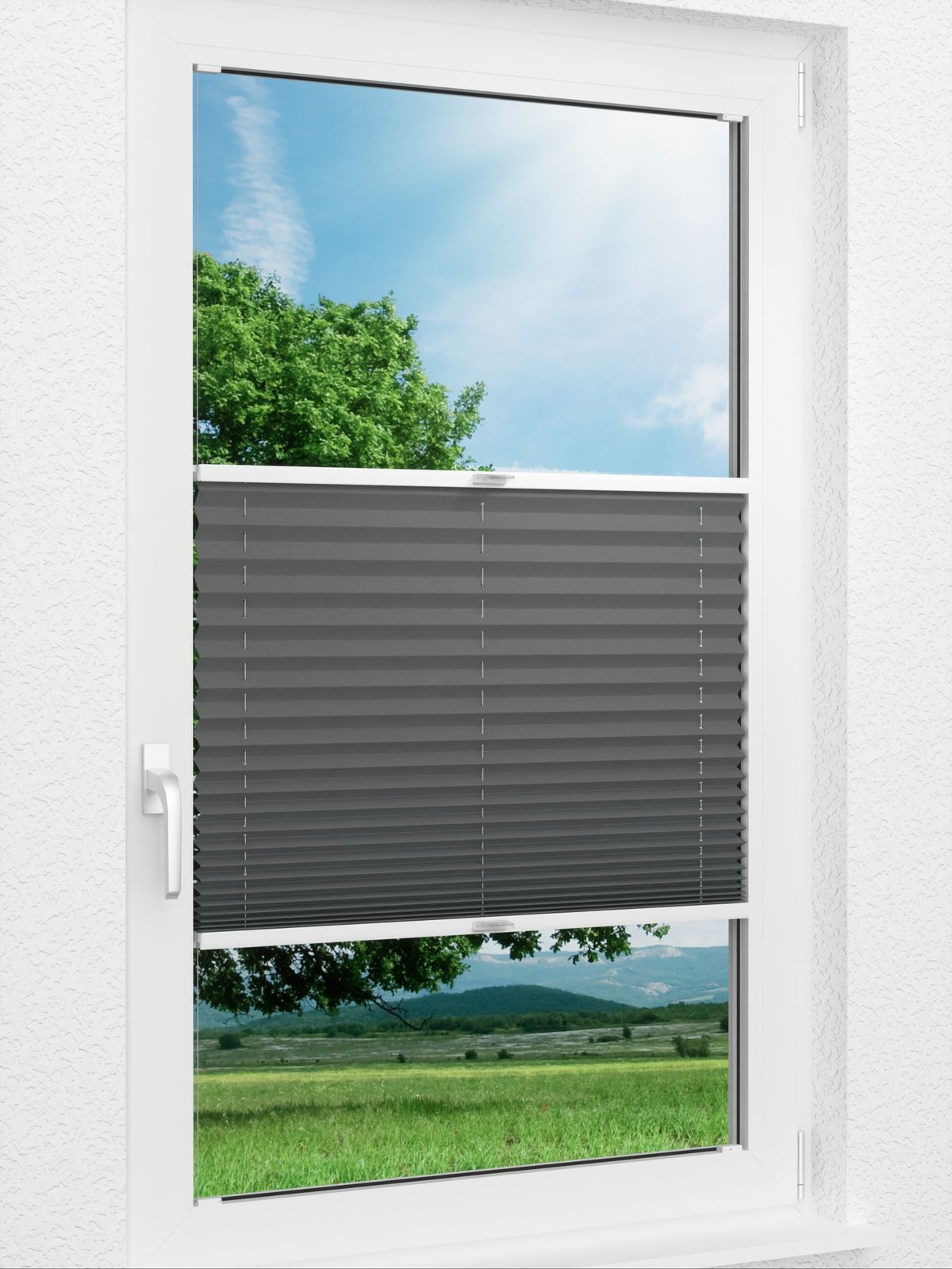 Detailansicht Plissee Krepp B1 1473vs