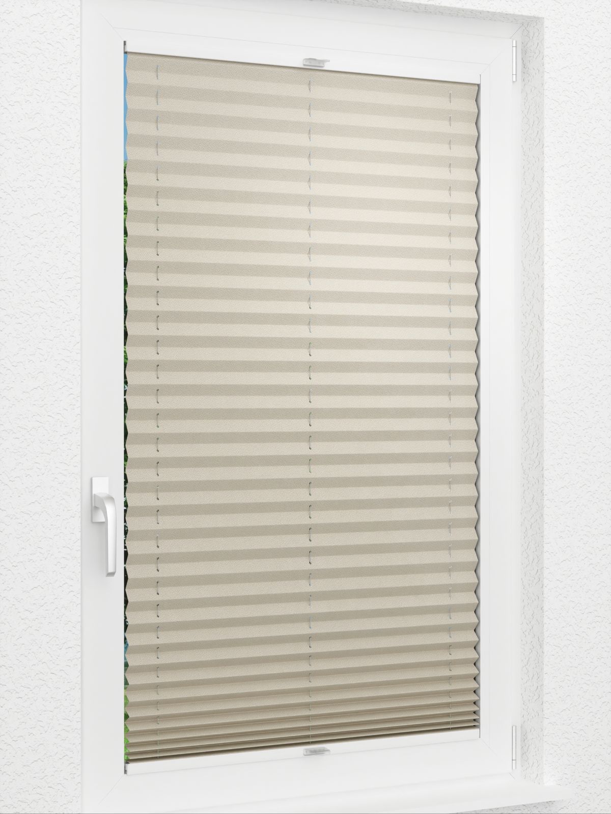 Detailansicht Plissee Color Krepp 1323vs