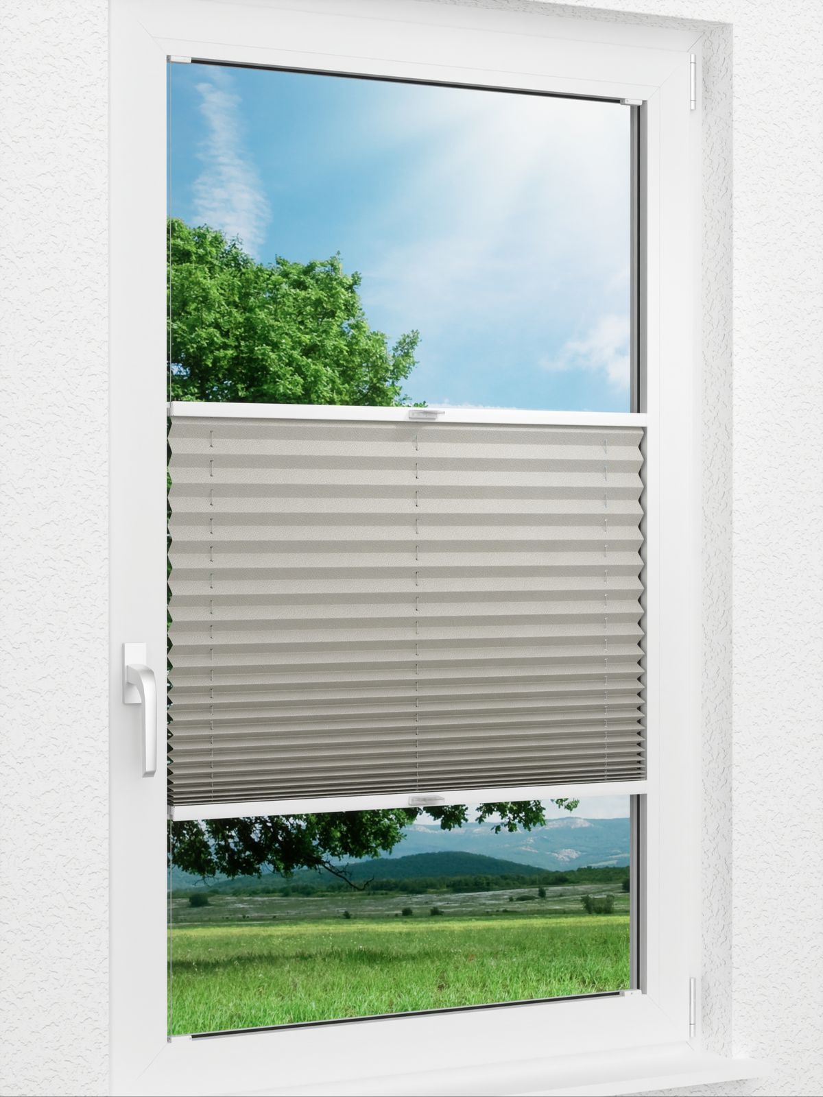 Detailansicht Plissee Color Krepp 1324vs