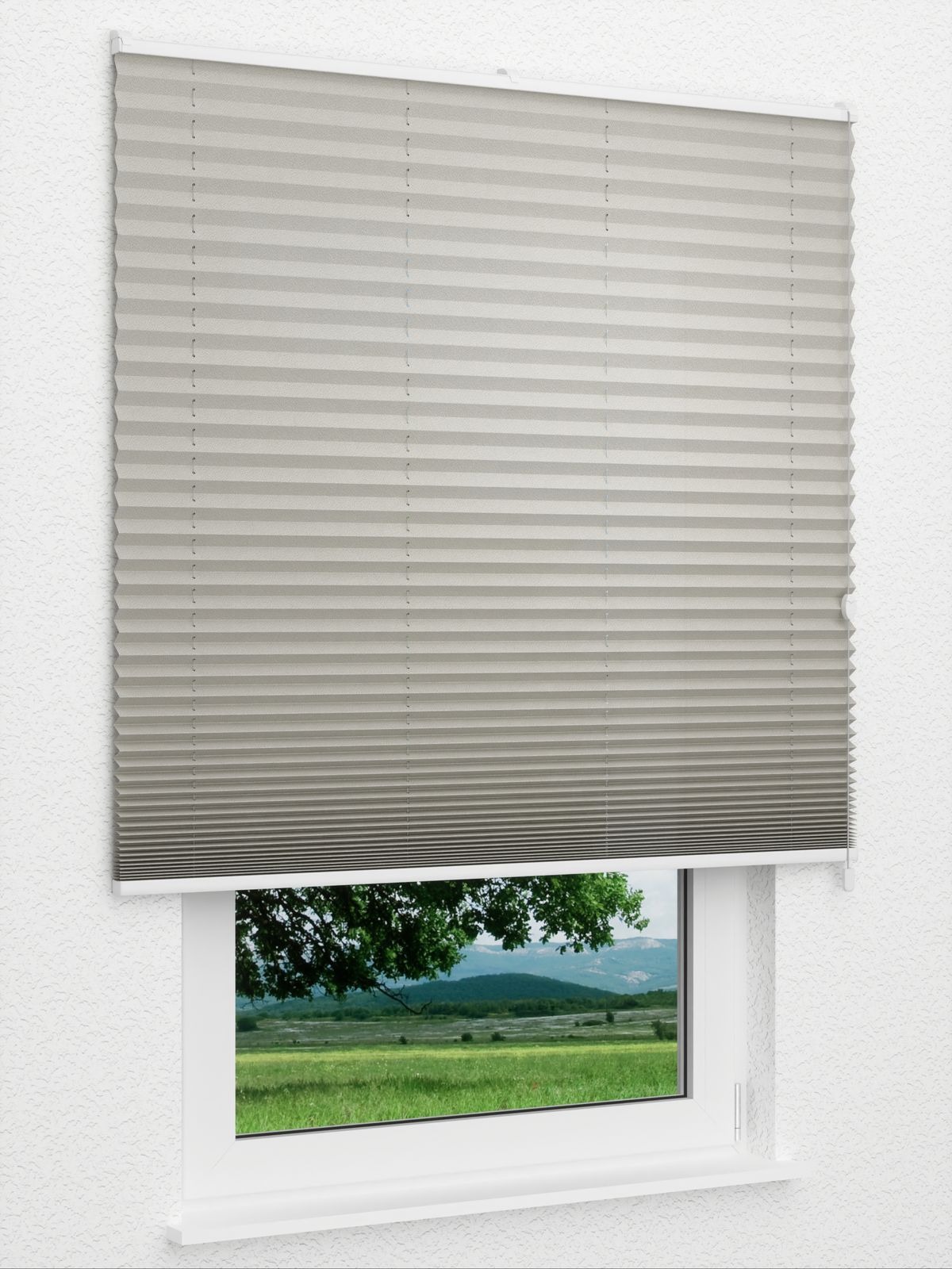 Detailansicht Plissee Color Krepp 1324vs