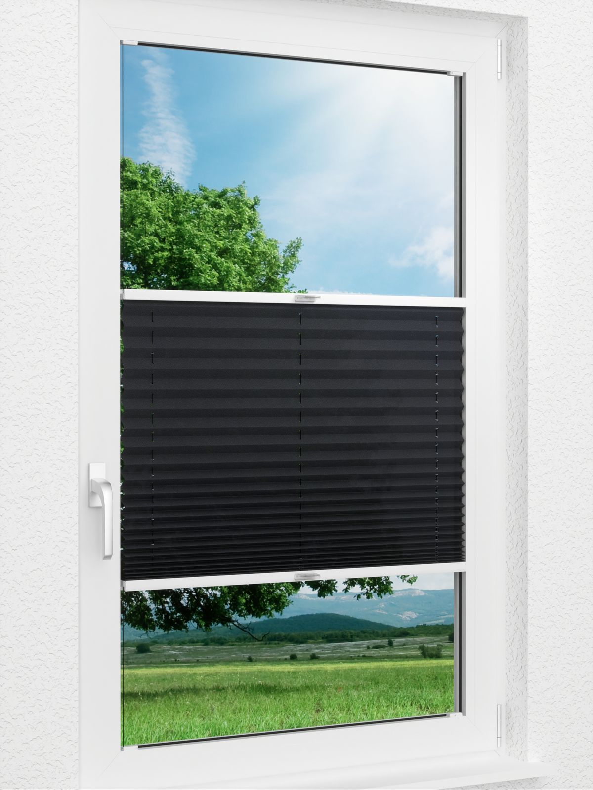 Detailansicht Plissee Color Krepp 1327vs