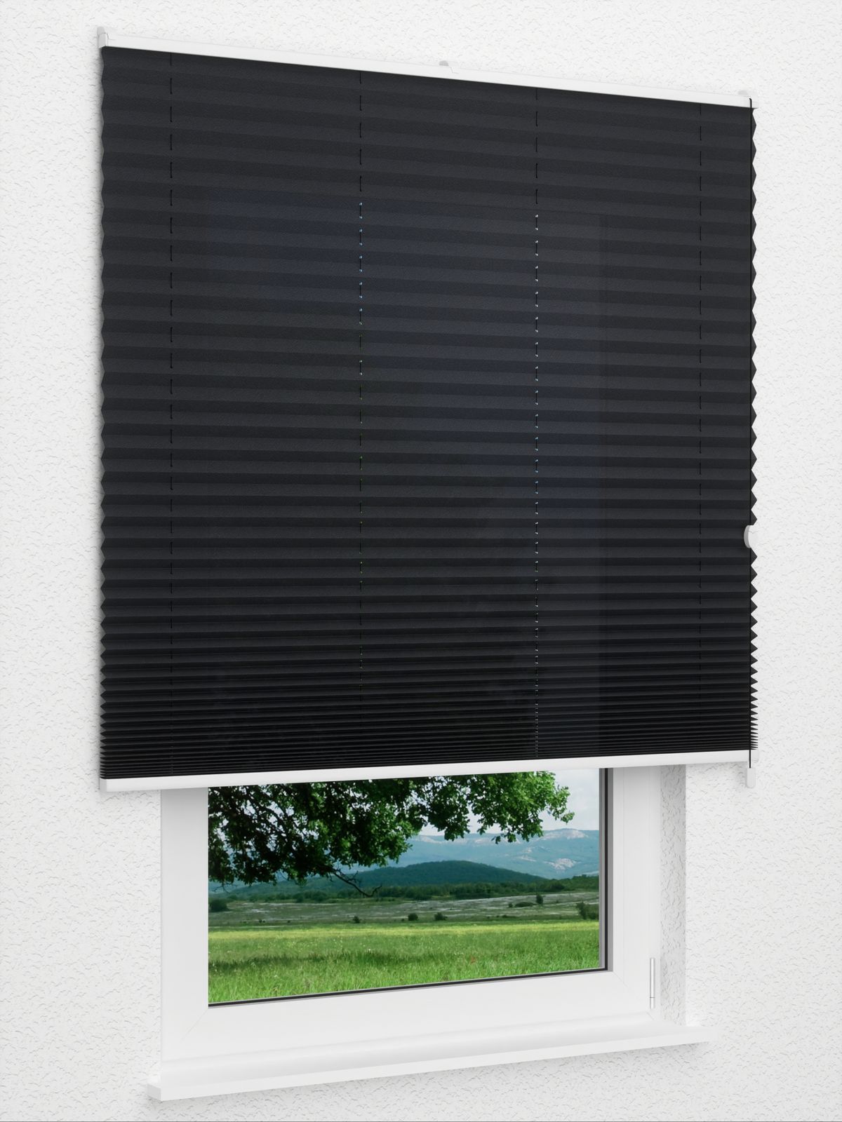 Detailansicht Plissee Color Krepp 1327vs