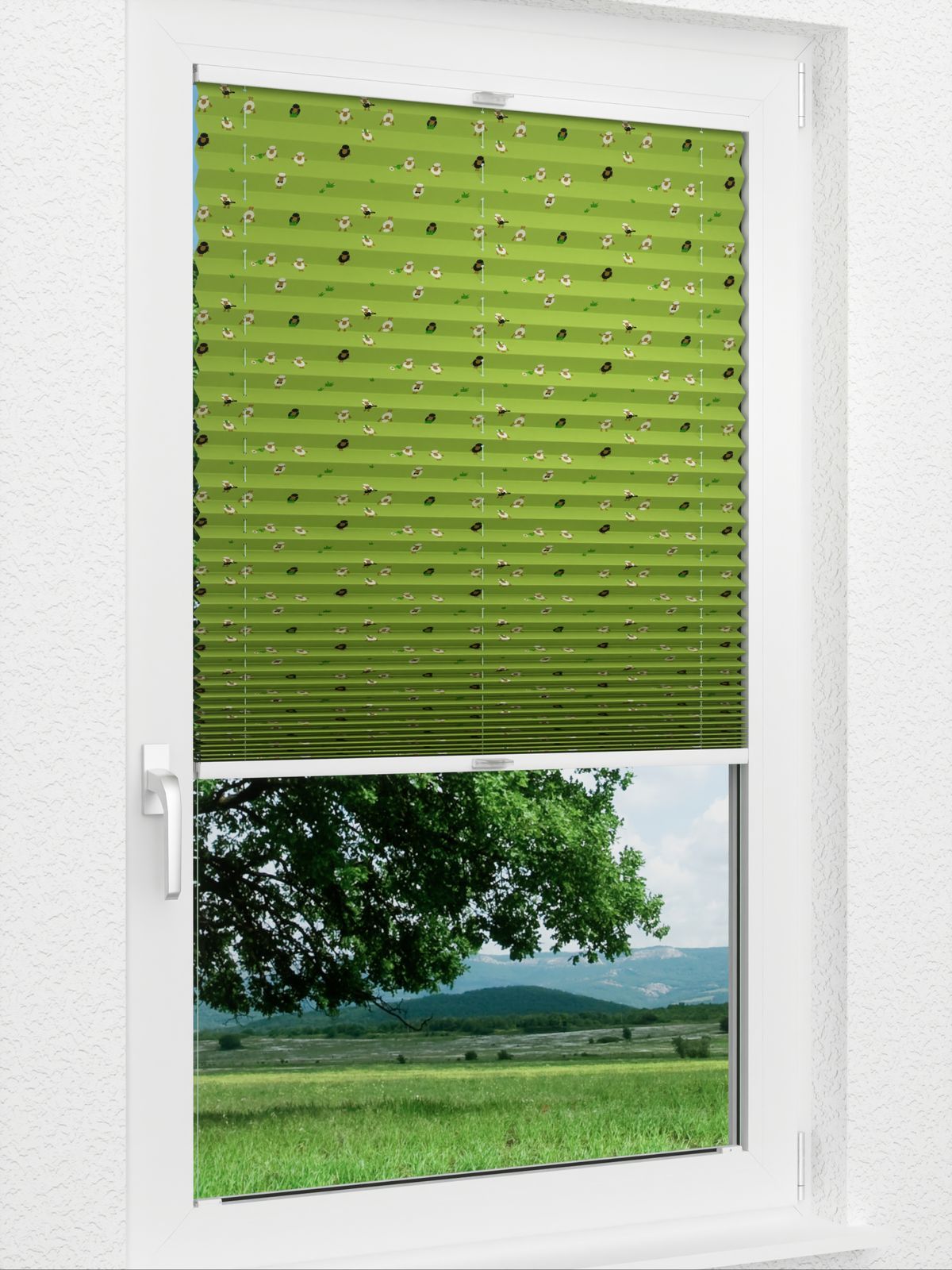 Detailansicht Plissee Sheep Night 998vs