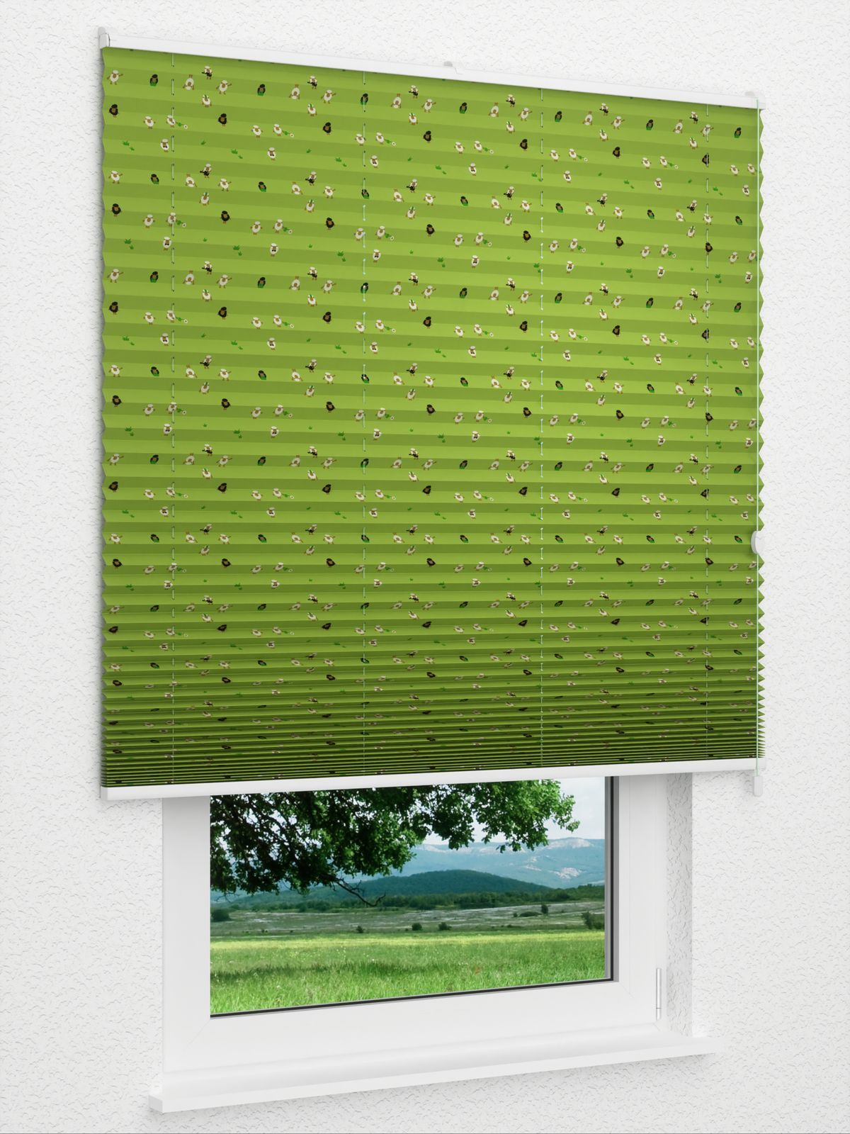 Detailansicht Plissee Sheep Night 998vs