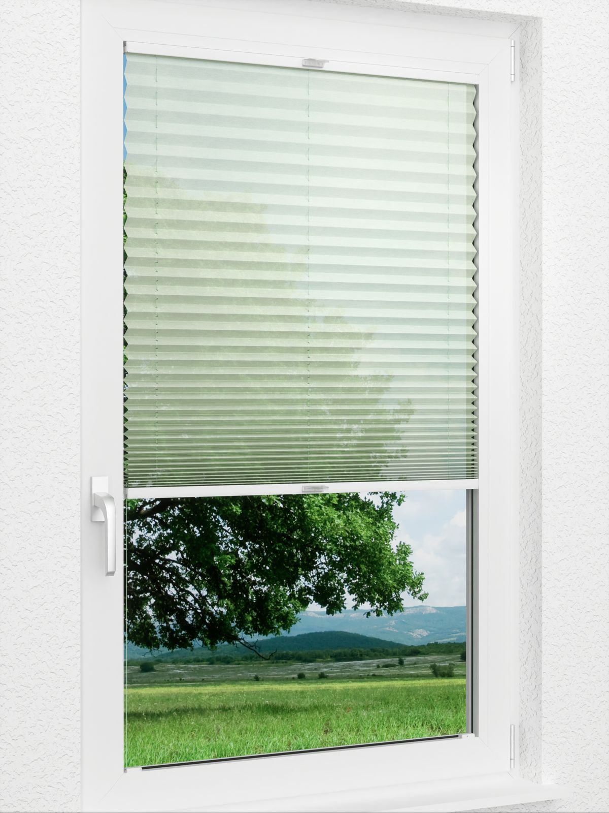 Detailansicht Plissee Lino 1242vs