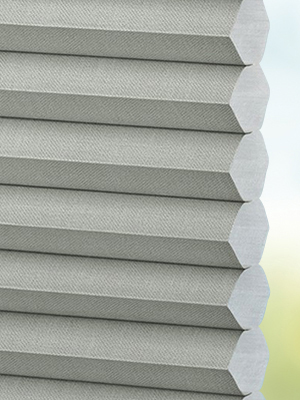 Stoff Plissee Maßanfertigung DUETTE® Elan DuoTone agate grey 0987