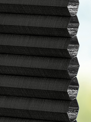 Stoff Plissee Maßanfertigung DUETTE® Elan Darkening black 1858