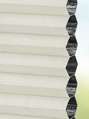 Stoff Plissee Maßanfertigung DUETTE® Elan Darkening papyrus 0161