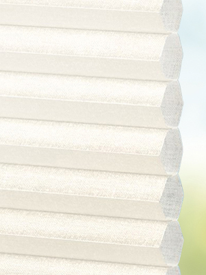 Stoff Plissee Maßanfertigung DUETTE® Pearl Topar opal creme 0237