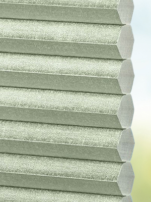 Stoff Plissee Maßanfertigung DUETTE® Pearl Topar jade 3641