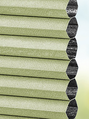 Stoff Plissee Ma&szlig;anfertigung DUETTE® Unix Darkening pistachio 3636