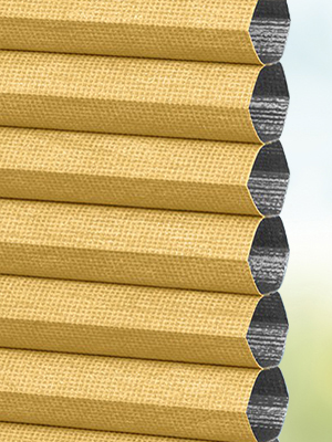 Stoff Plissee Maßanfertigung DUETTE® Unix RD Flame cashew 4139