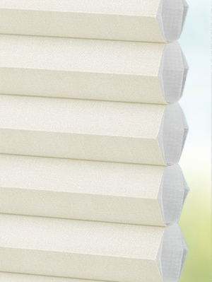 Stoff Plissee Maßanfertigung DUETTE® Elan Architella papyrus 0161