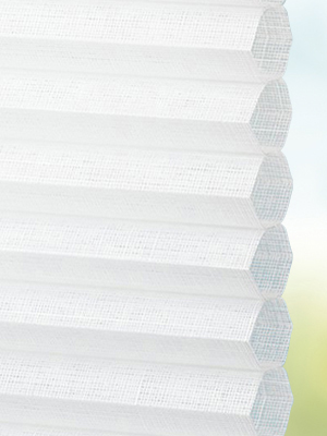 Stoff Plissee Ma&szlig;anfertigung DUETTE® Batiste snow 0000