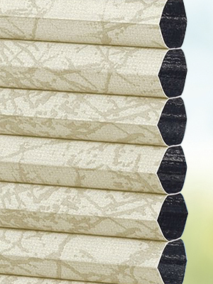 Stoff Plissee Ma&szlig;anfertigung DUETTE® Montana Darkening beige 4440