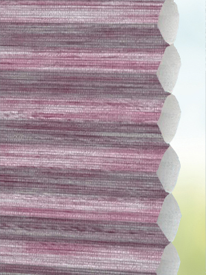 Stoff Plissee Ma&szlig;anfertigung DUETTE® Yanson/Vegas rose