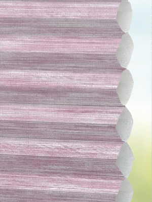 Stoff Plissee Ma&szlig;anfertigung DUETTE® Farbverlauf rose A002