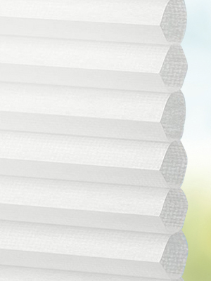 Stoff Plissee Ma&szlig;anfertigung DUETTE® CLASSIC Duotone white 0201