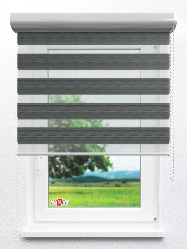 Detailansicht Doppelrollo Biarritz_01103ro