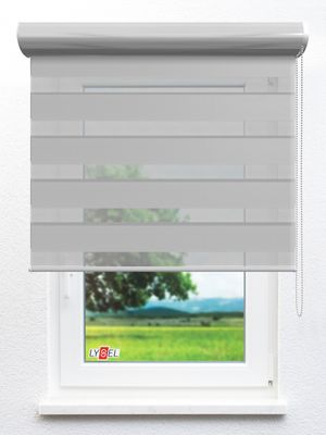 Doppelrollo Auray_09303ro Fensteransicht