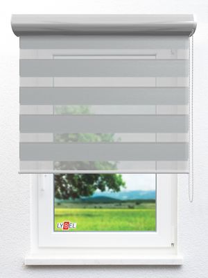 Doppelrollo Auray_19303ro Fensteransicht