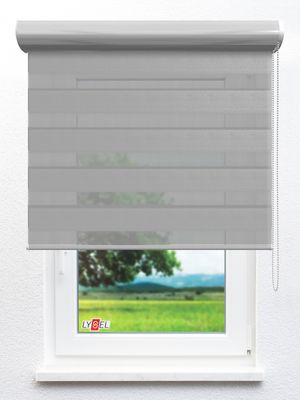 Doppelrollo Blois_01403ro Fensteransicht