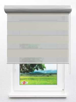 Doppelrollo Biot_03103ro Fensteransicht