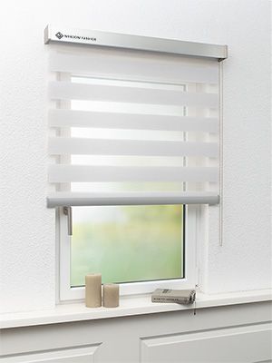 Doppelrollo Zapopan 71-17ro Fensteransicht