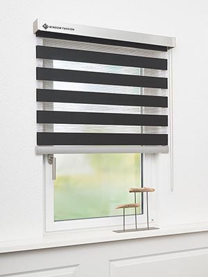 Doppelrollo Dallas 37-062ro Fensteransicht